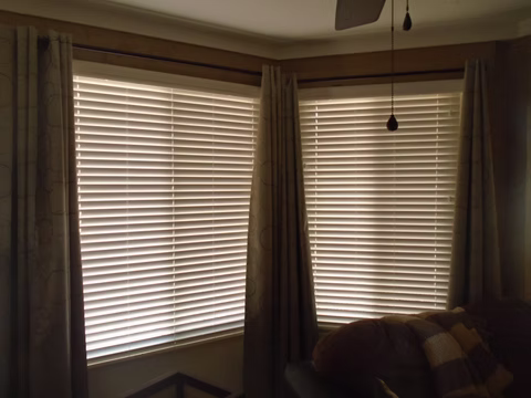 Custom horizontal blinds for a Ponte Vedra home